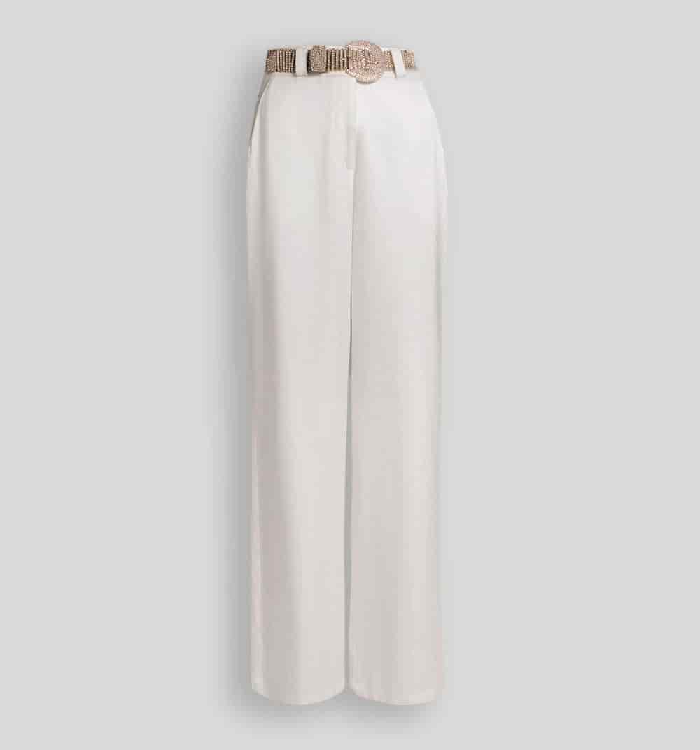 Pantalon tiro alto con correa - miniatura 17