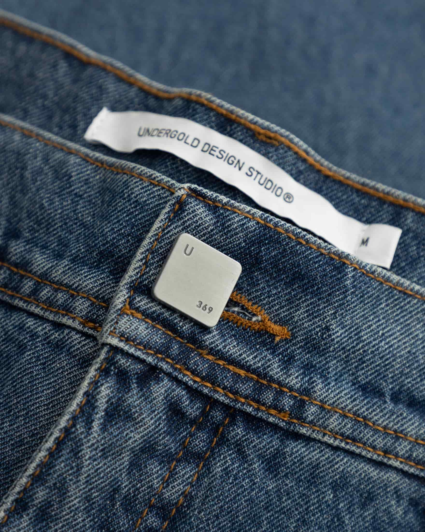 Line Basic Slim Fit Jeans Mid Blue - miniatura 6