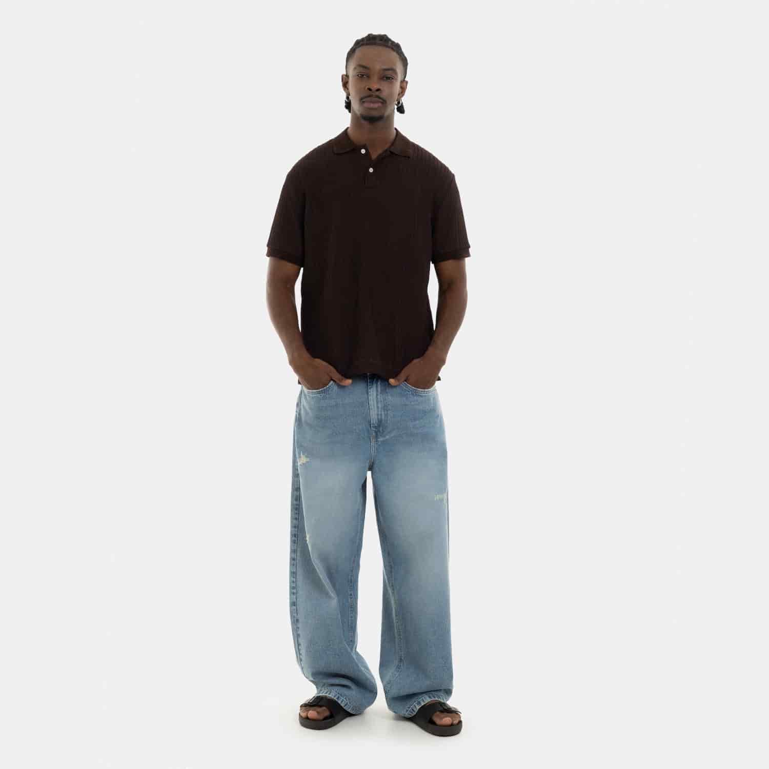 Oversized Flow Denim Ligth Blue - miniatura 1