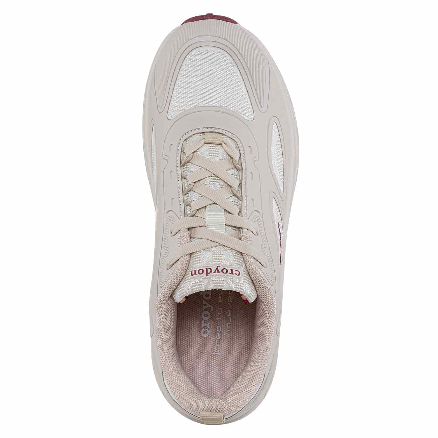 Tenis Trail Running Kimeq Beige Croydon para Mujer - miniatura 2