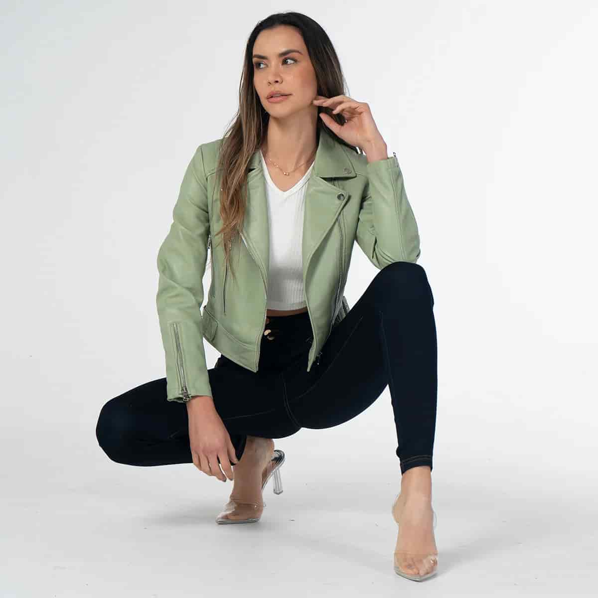 Chaqueta Sintetica Biker Carlota - miniatura 2