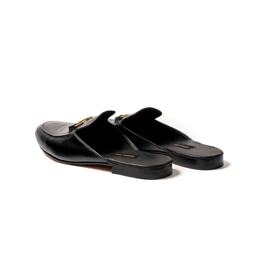 Loafer mules herraje dorado - miniatura 3