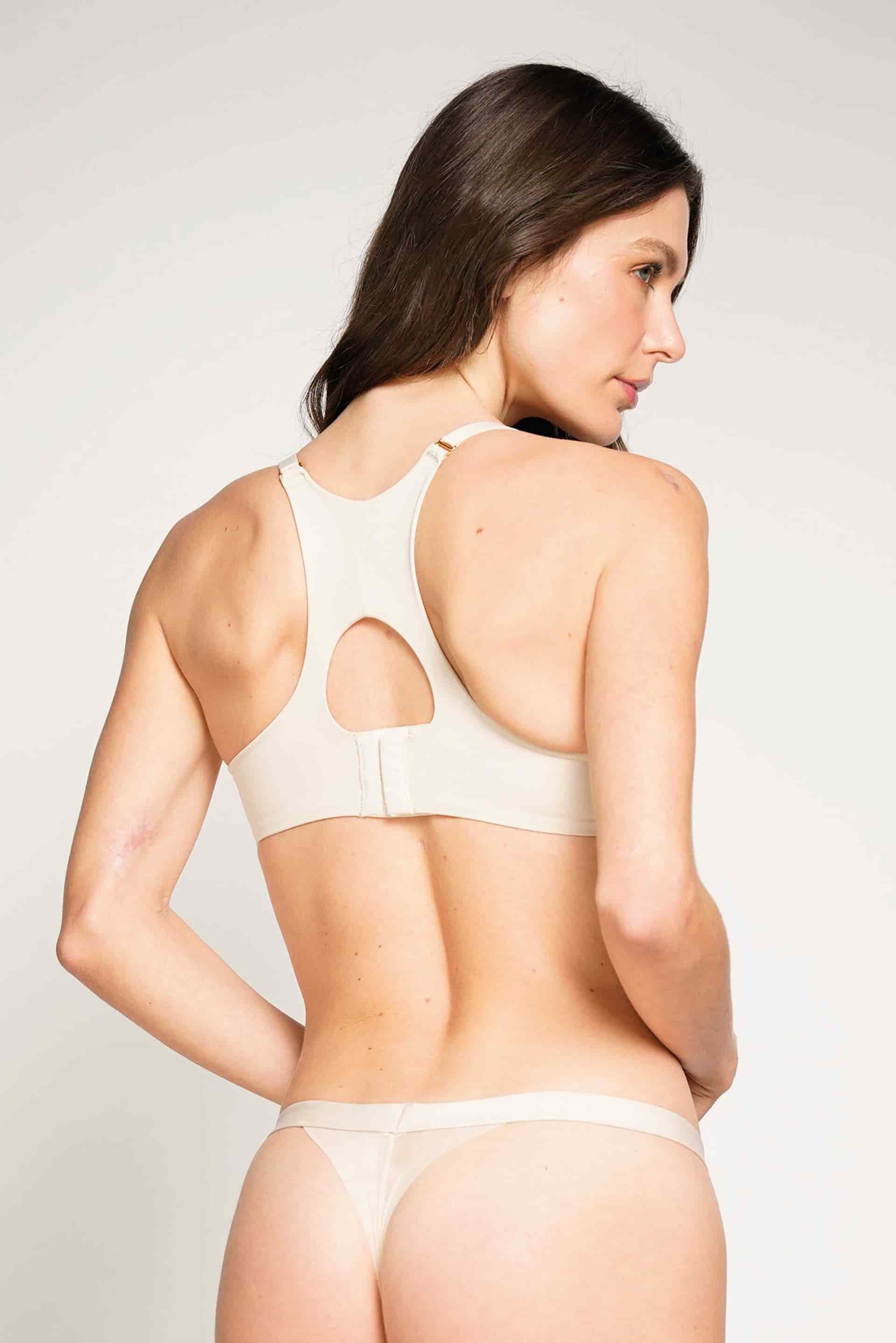 BRALETTE LISO ELLIPSE SIN ARO NI COPA TOTAL COMODIDAD 24 HORAS PIEL - miniatura 2