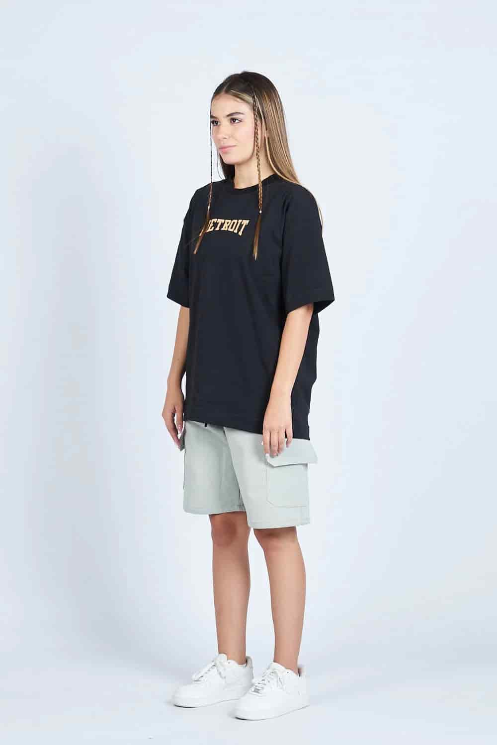 Camiseta oversize DETROIT NEGRO | DROP 03 | - miniatura 3
