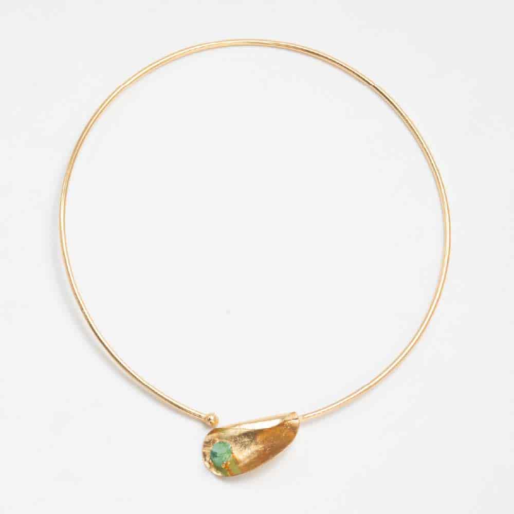 Collar Choker Esmeraldecido - miniatura 3