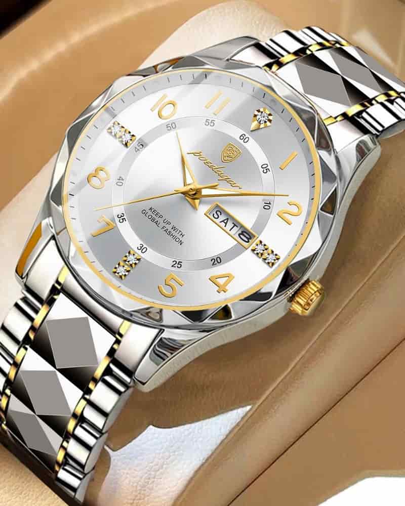 Classic Two-Tone Steel Watch - miniatura 2