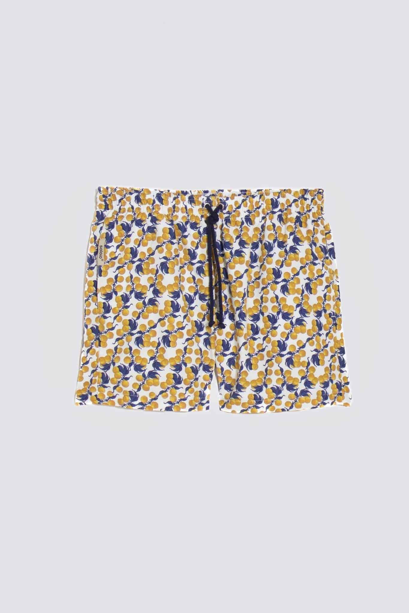 Men's grosevallas swim trunk yellow - miniatura 1