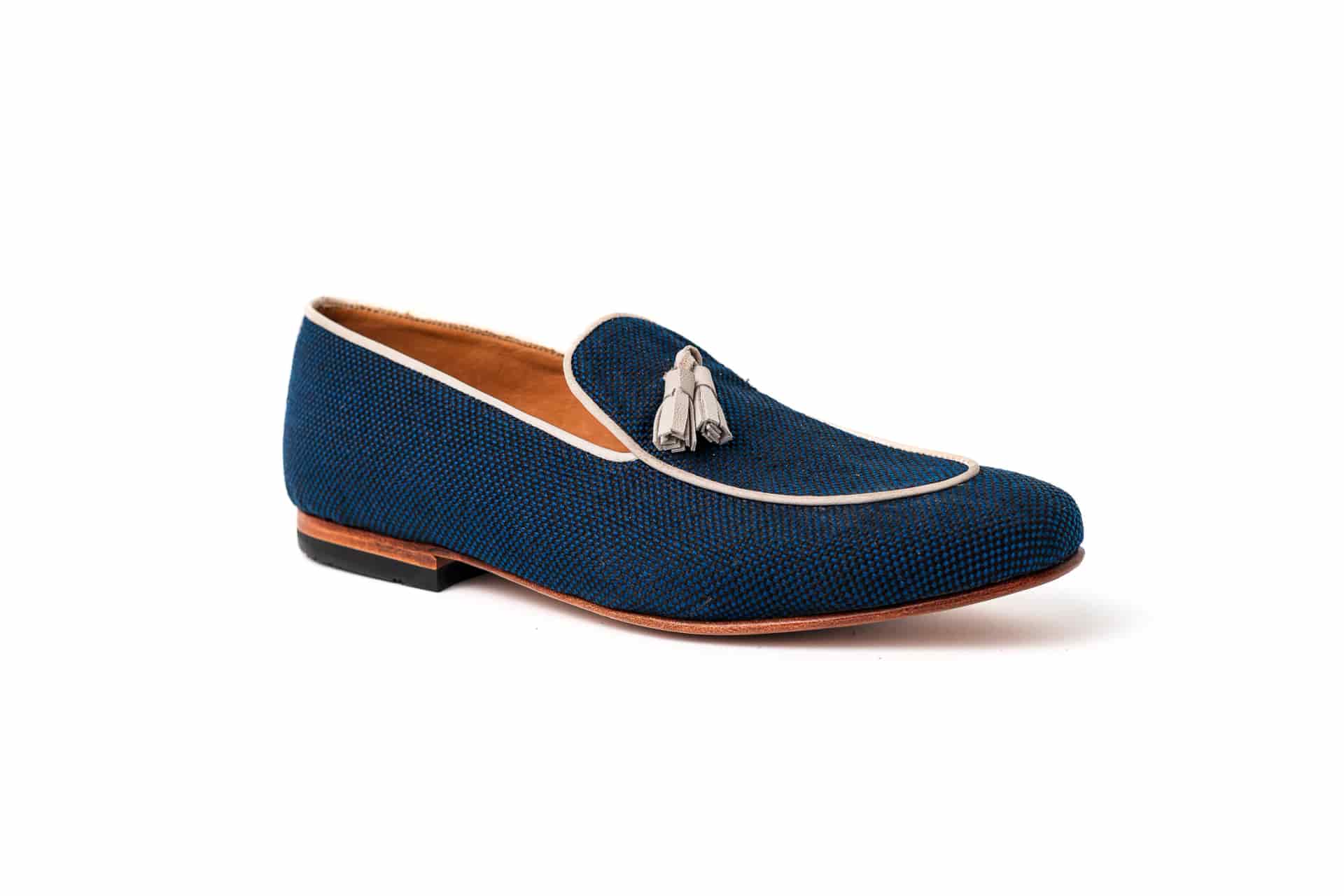 Loafers Rafia Azul - miniatura 1
