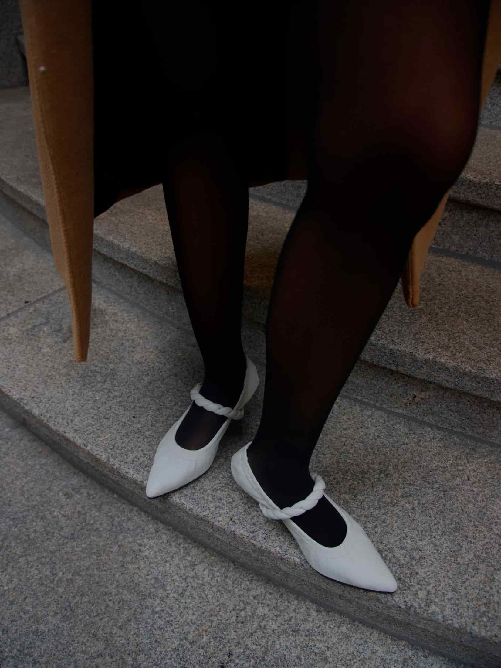 DONELLA OFF WHITE HEELS - miniatura 10