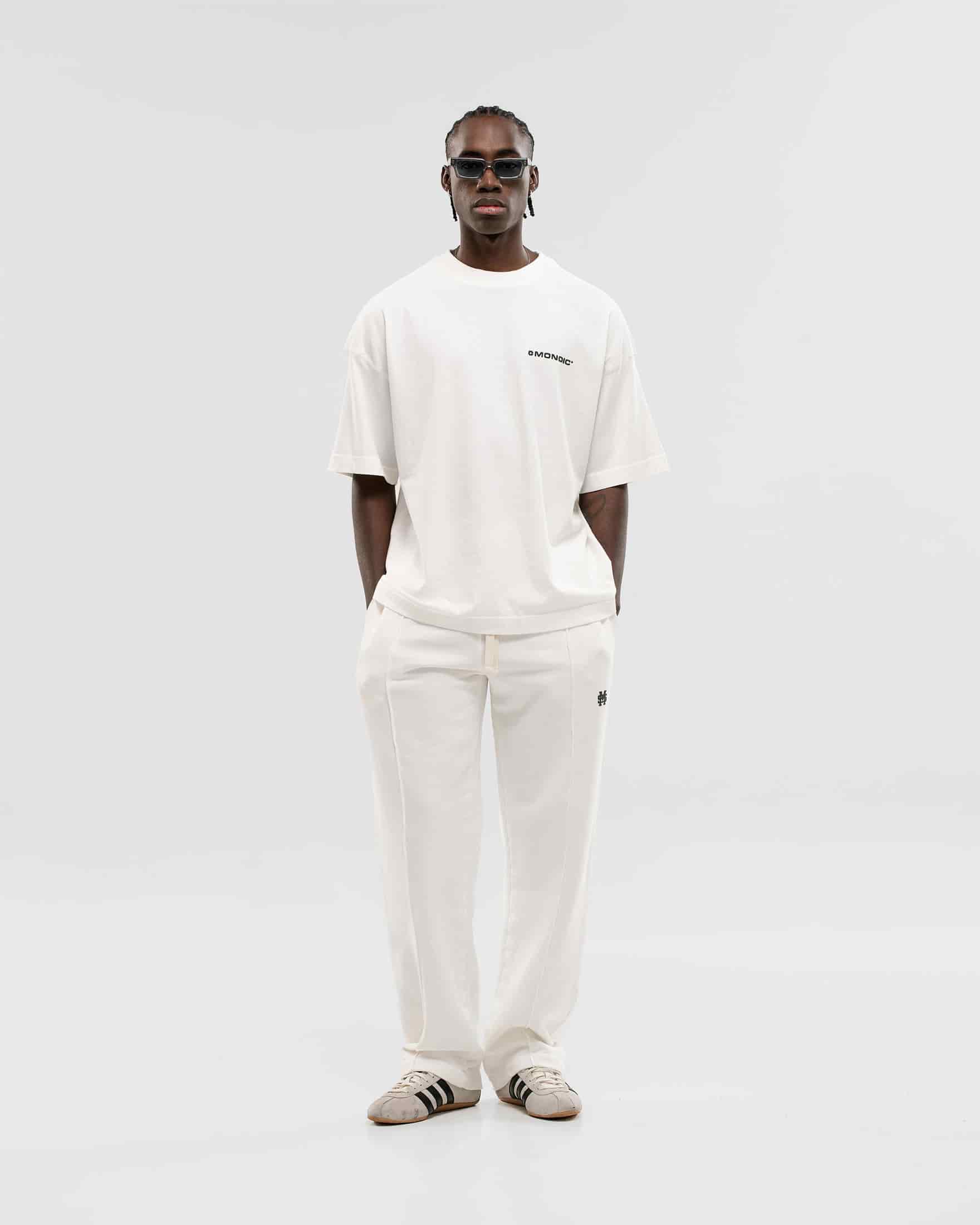 Camiseta Boxy Fit Básica V2 - Off White - miniatura 5