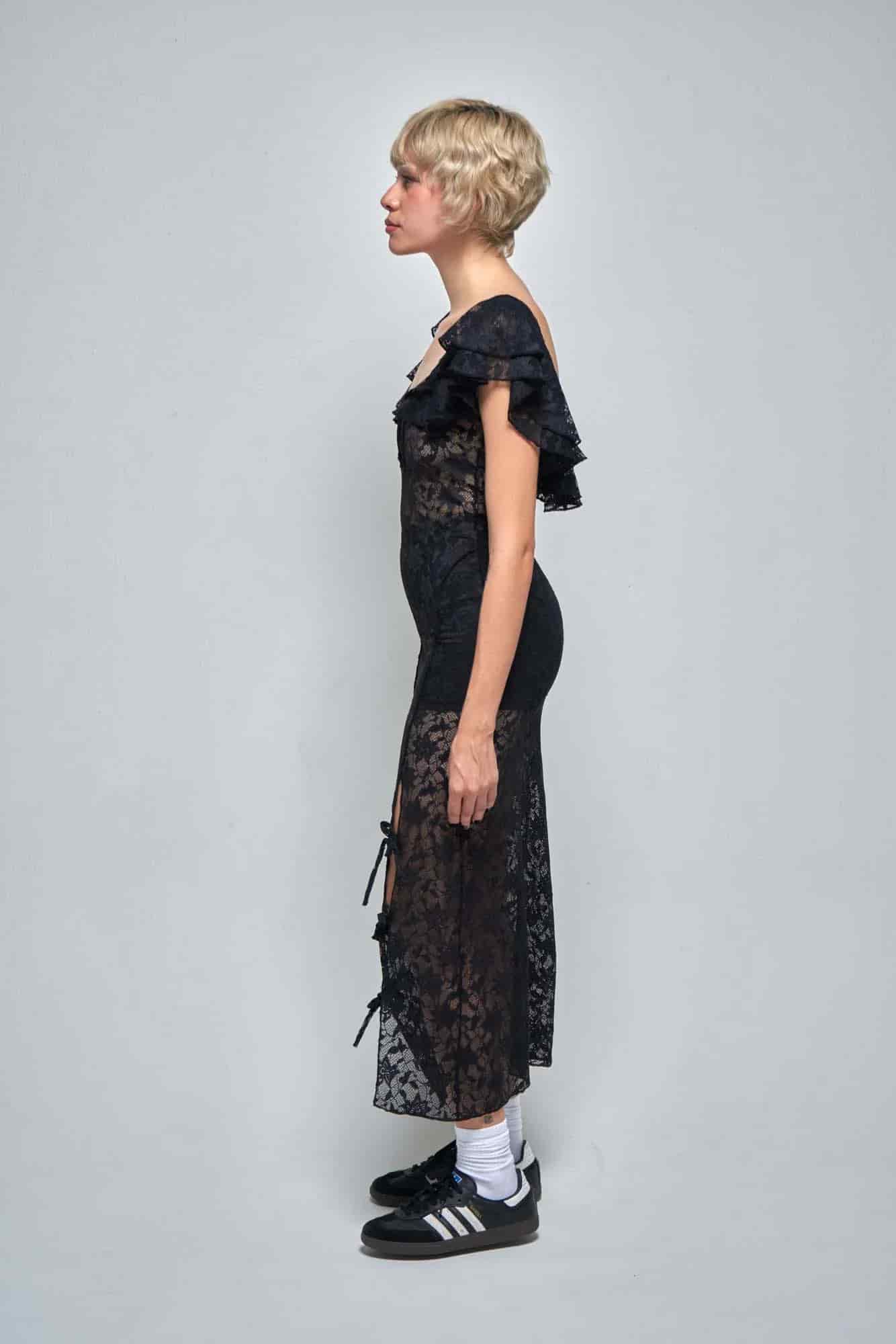 MIZU BLACK DRESS - miniatura 24