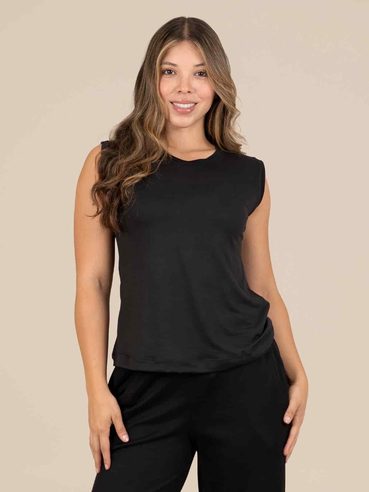 Camisilla agora negra - miniatura 1