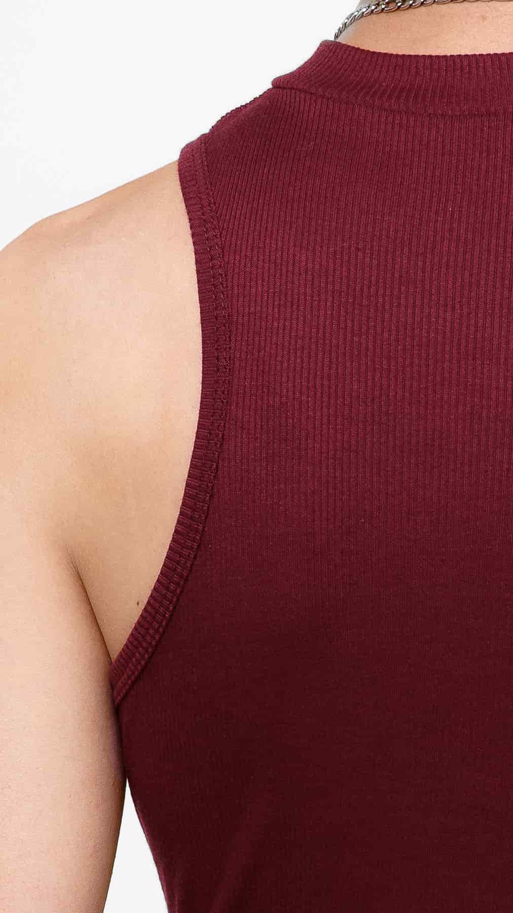 Esqueleto Cuello Alto - Vino Tinto - miniatura 3