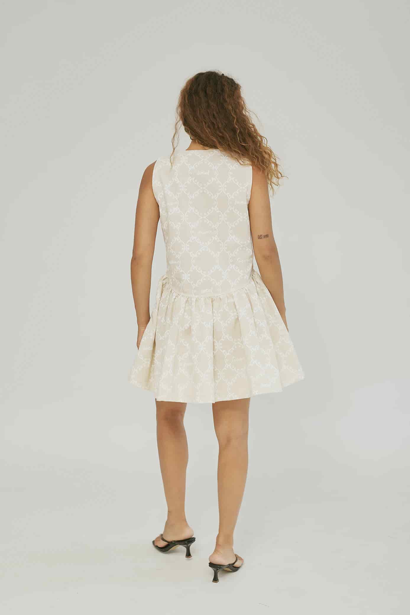 Vestido Azúcar Mantel Crudo - miniatura 11