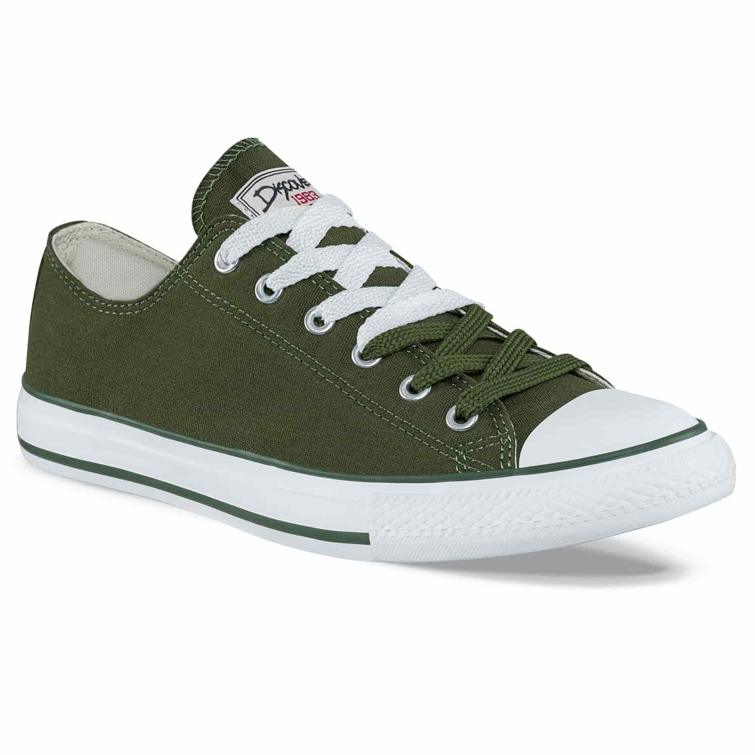 Tenis Casuales Discovery Bajo Verde Oliva Croydon Unisex - miniatura 1