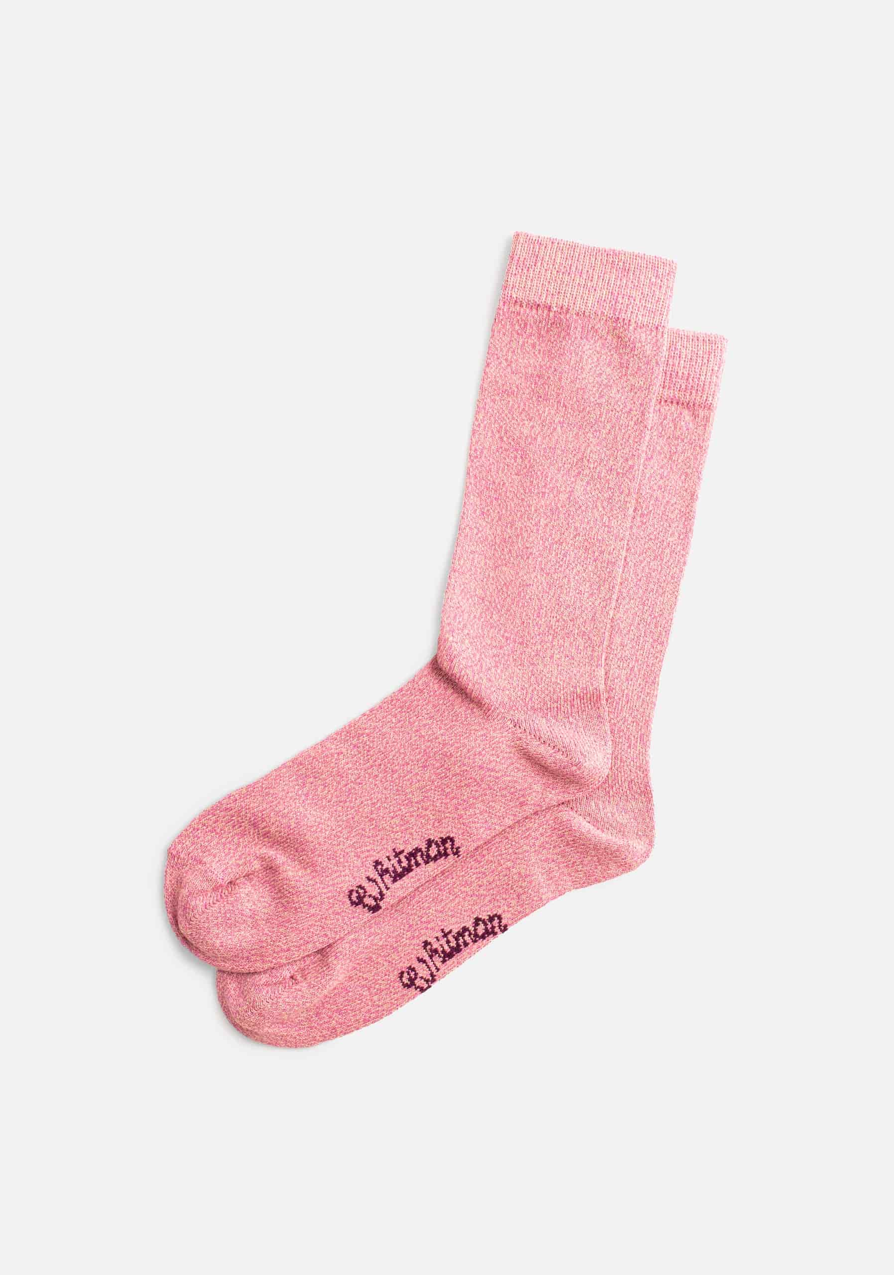 Medias H Formal Unicolor Rosado Jaspe - miniatura 1