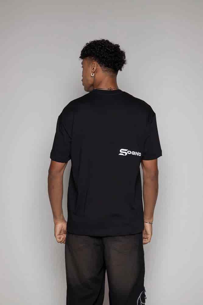 Camiseta Courage Regular-Negra - miniatura 2