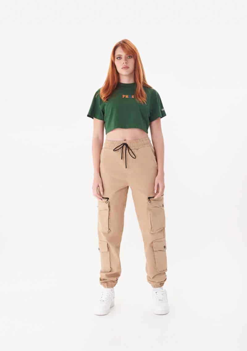 College Green Crop top - miniatura 3