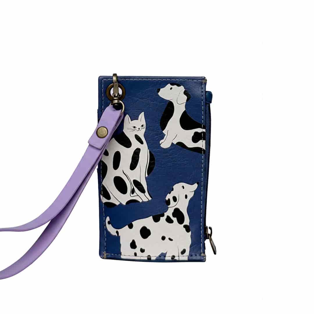 Portadocumento Para Mujer Paraguay Azul Con Pulsera Pets & Friends - miniatura 2