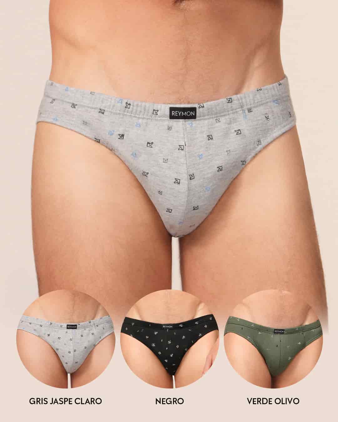 Tanga Algodón estampada PAQUETE x3 Ref.1003 - miniatura 4