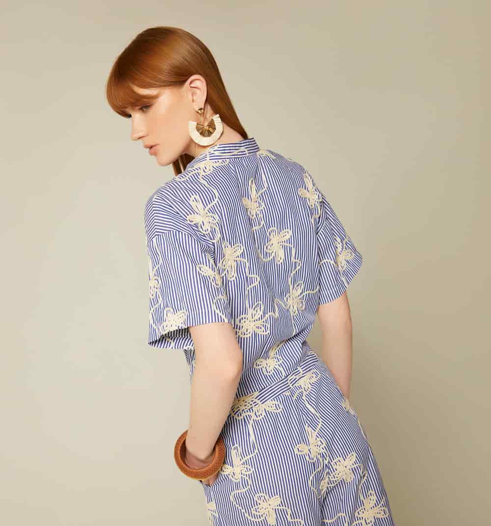 Blusa con amarre - miniatura 5