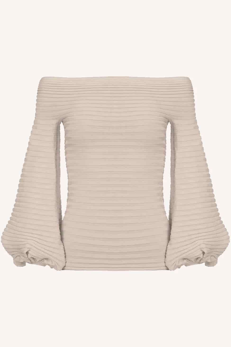 Conde Ribbed Blouse - miniatura 7