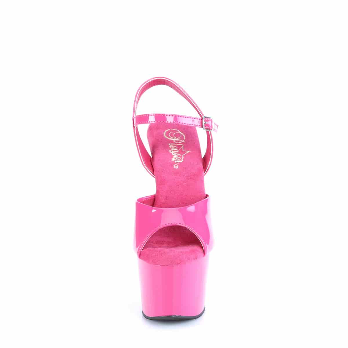 Sandalias Plataforma Fucsia Charol Tacón 18 cm - miniatura 2