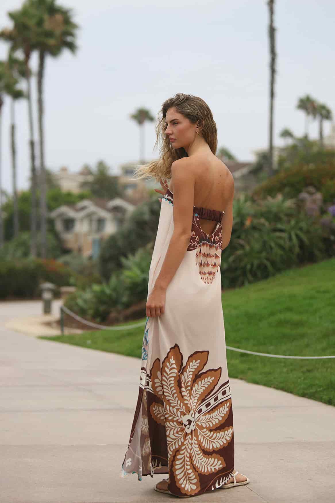 VESTIDO CELESTE FIORENTINA - miniatura 3