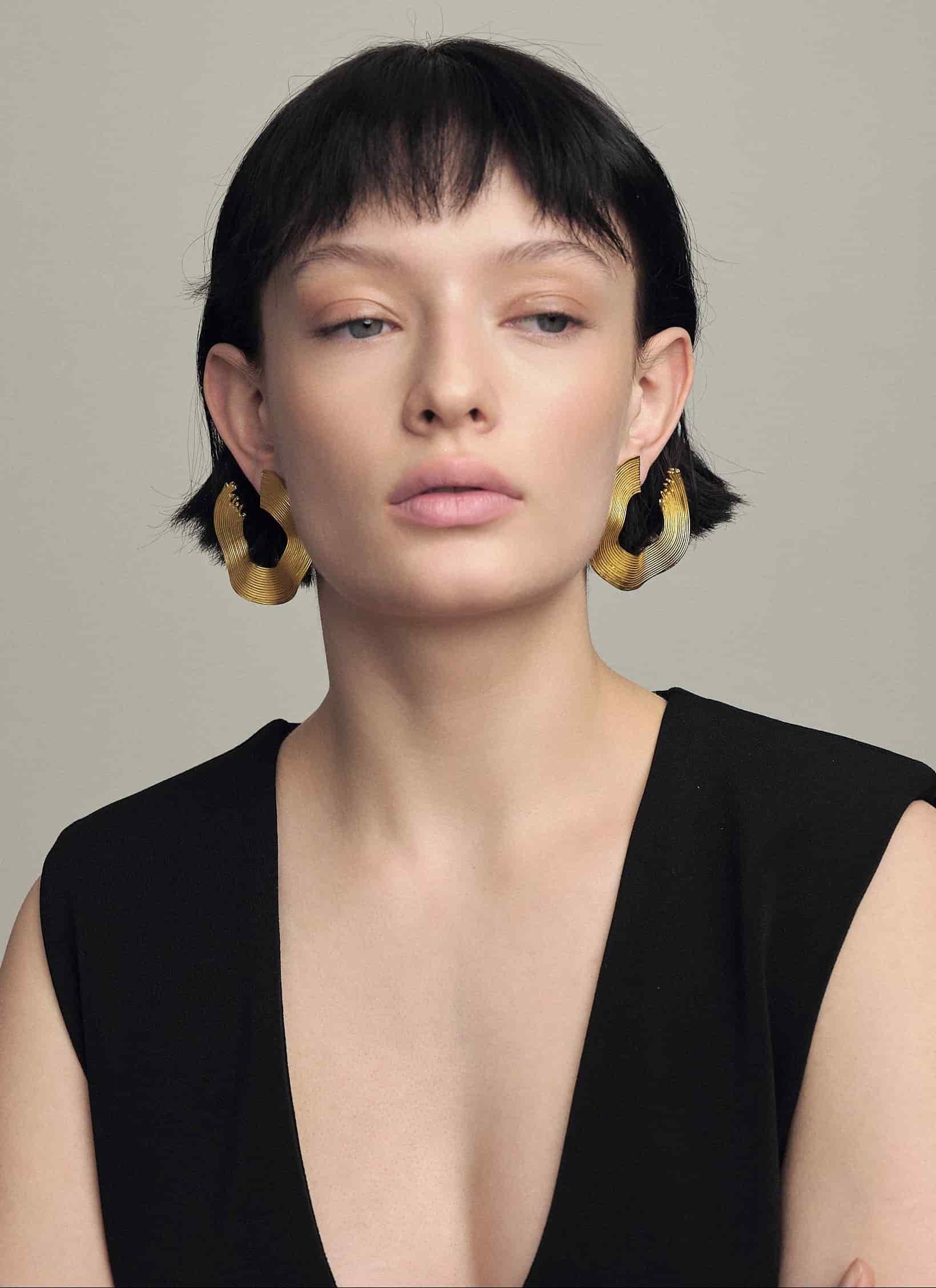 Aretes Opened Maxi Waves - miniatura 2
