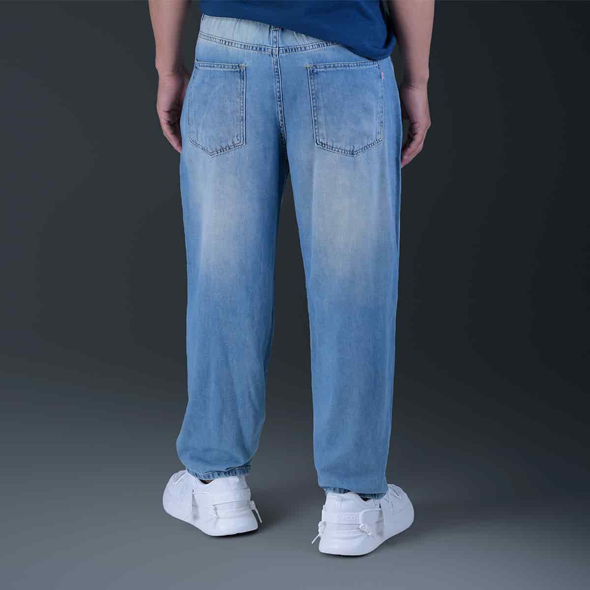 Jeans Azul Regular Baggy - miniatura 2