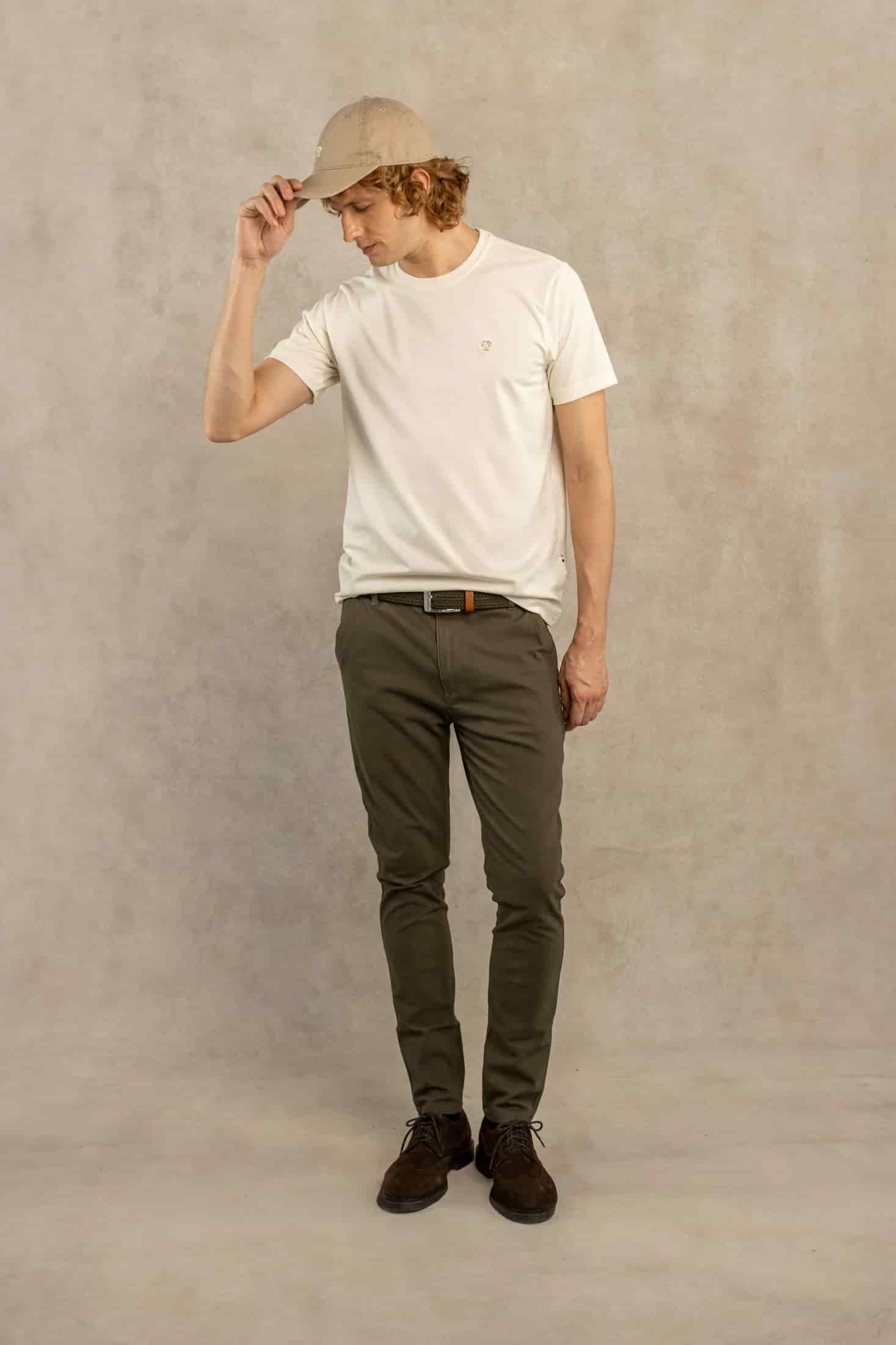 Pantalon Elastico Verde Militar - miniatura 2