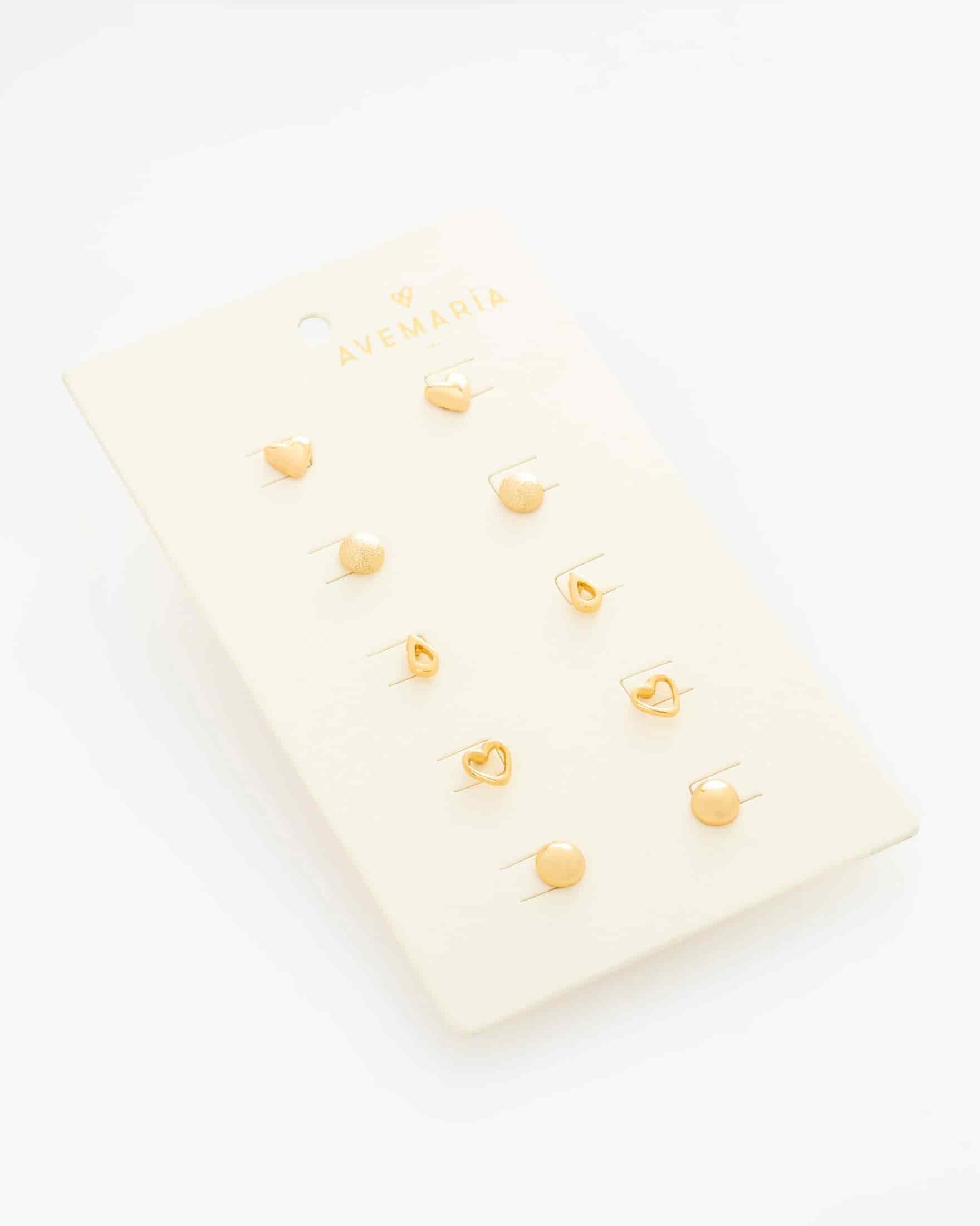 Set X5 Aretes Pequeños Variados - miniatura 3