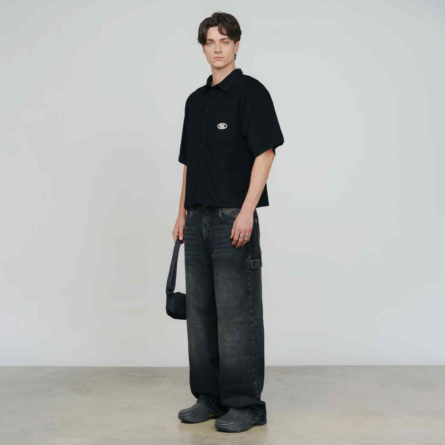 Midnight Corduroy Shirt - Black - miniatura 5