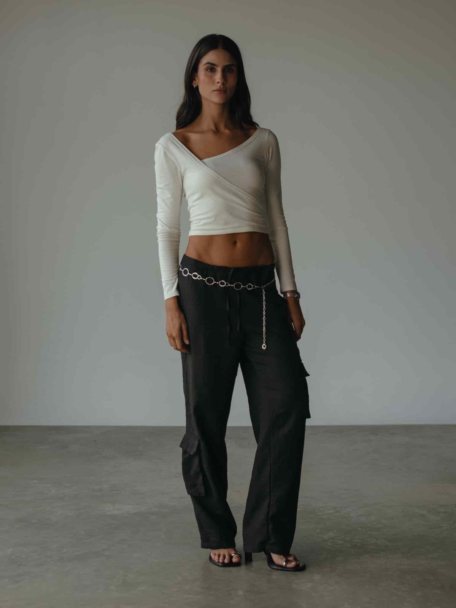 LIGHT CARGO PANT - BLACK - miniatura 2