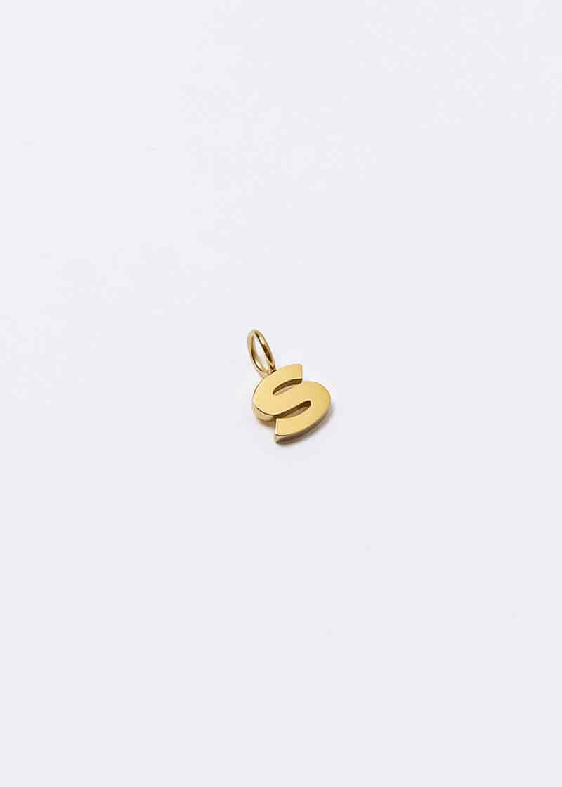 Dije Letra Dorado - miniatura 7