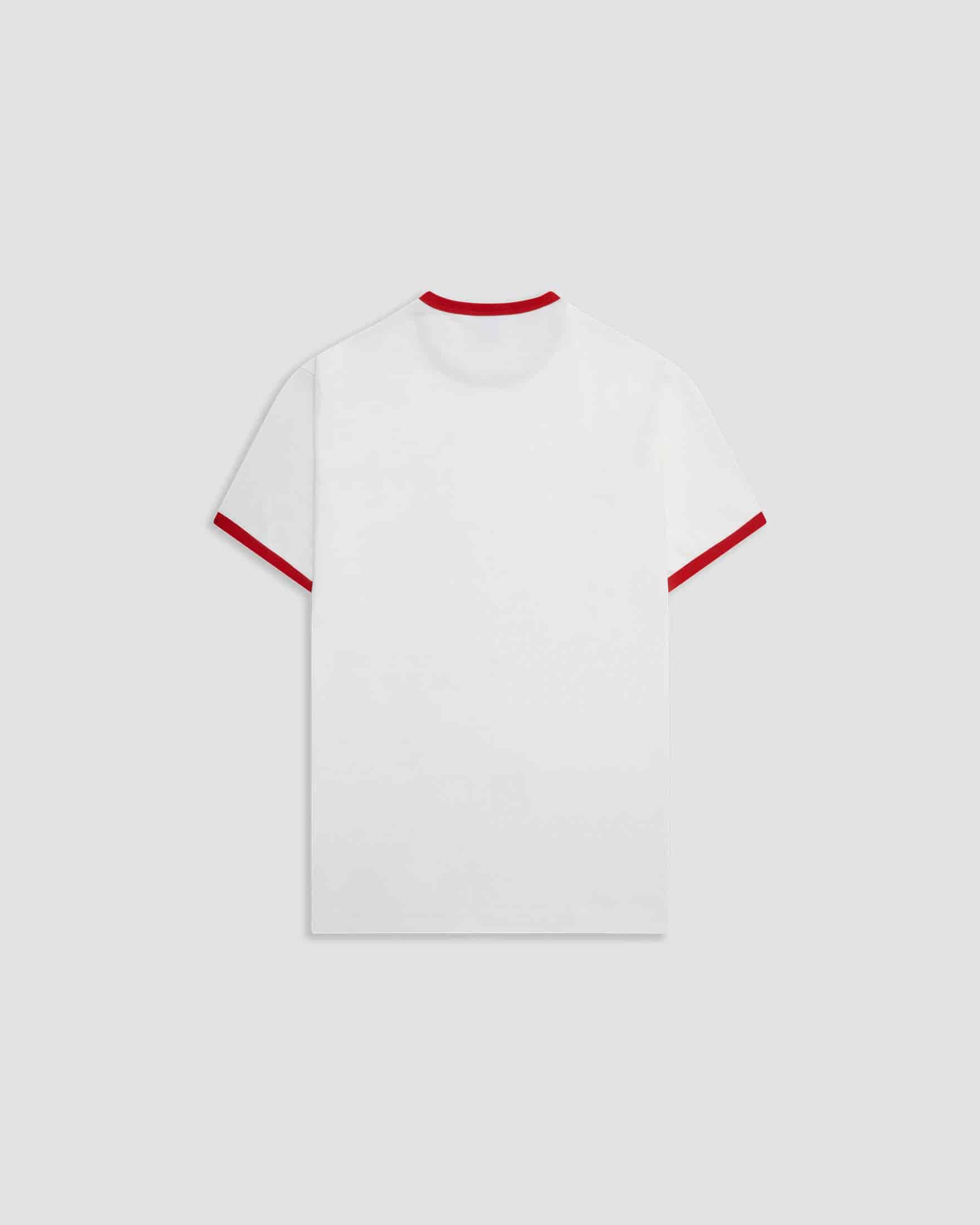Camiseta Tutto Bene Ringer Fit - Blanco Hueso - miniatura 7