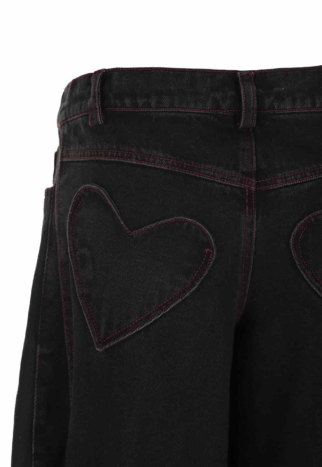Two Hearts Barrel Pants Black - miniatura 4