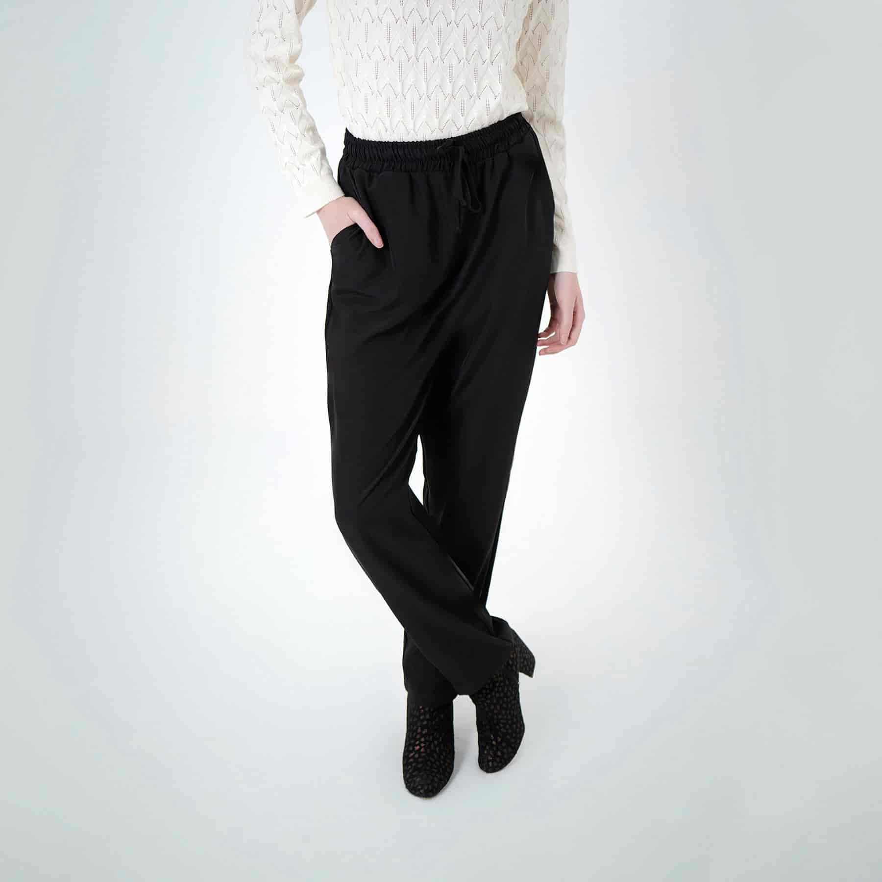 Pantalón básico bota recta cintura elástica - miniatura 5