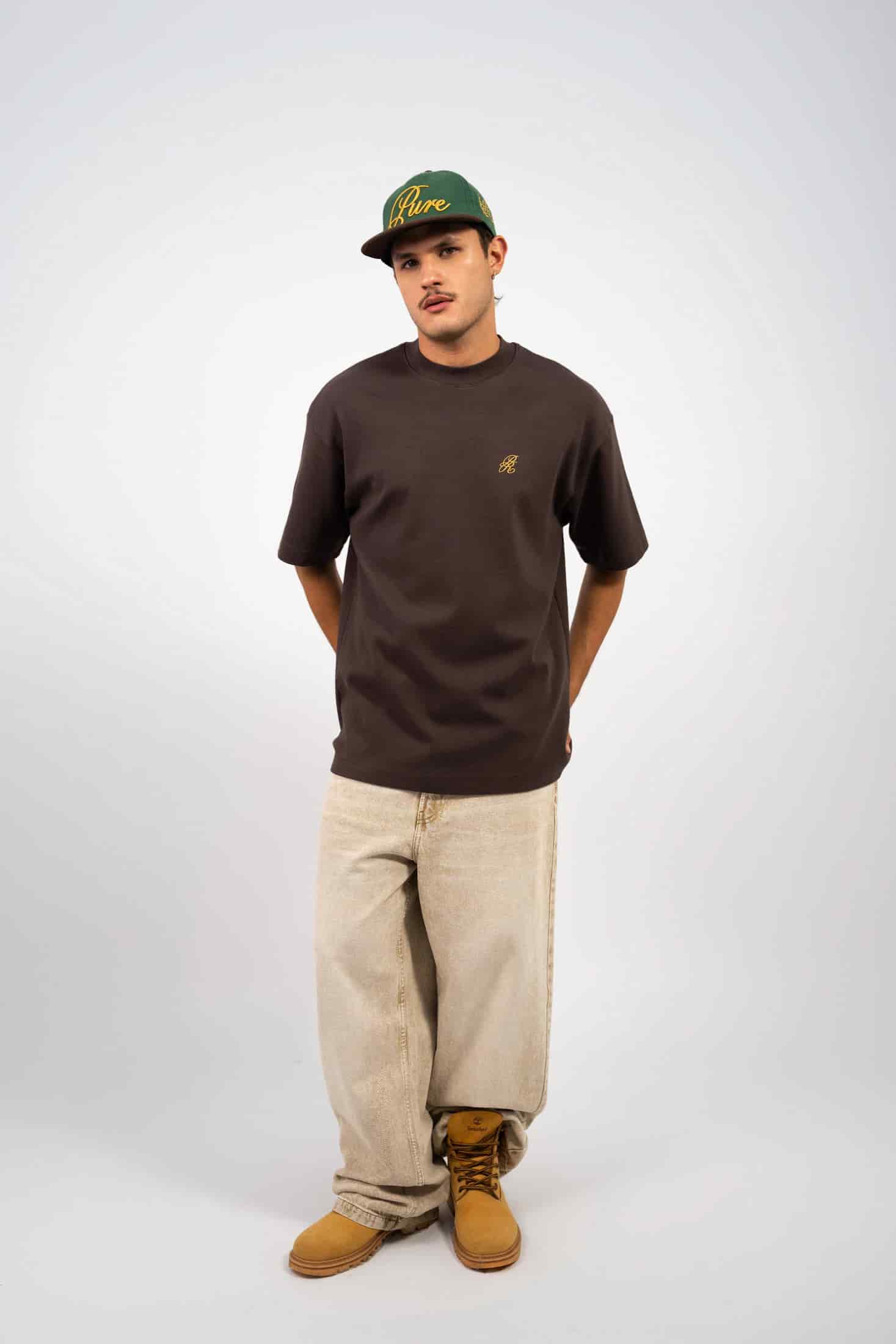 Brown Logo T-Shirt - miniatura 3