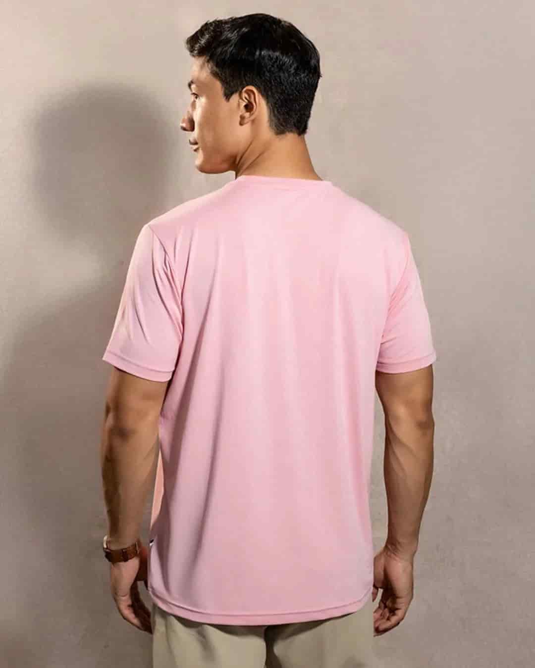 Camiseta Performance Antiarrugas Rosado Peach - miniatura 4