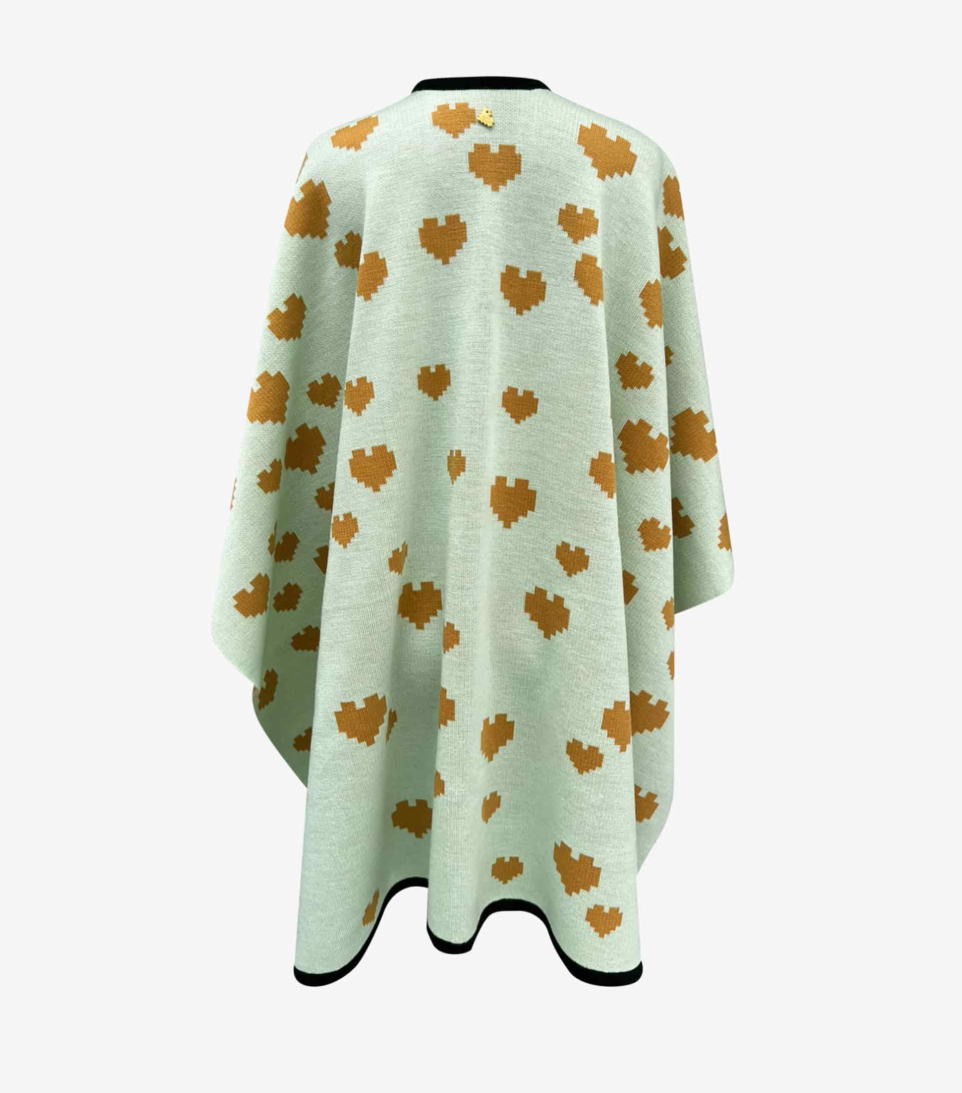 Poncho Cuore Menta - miniatura 3