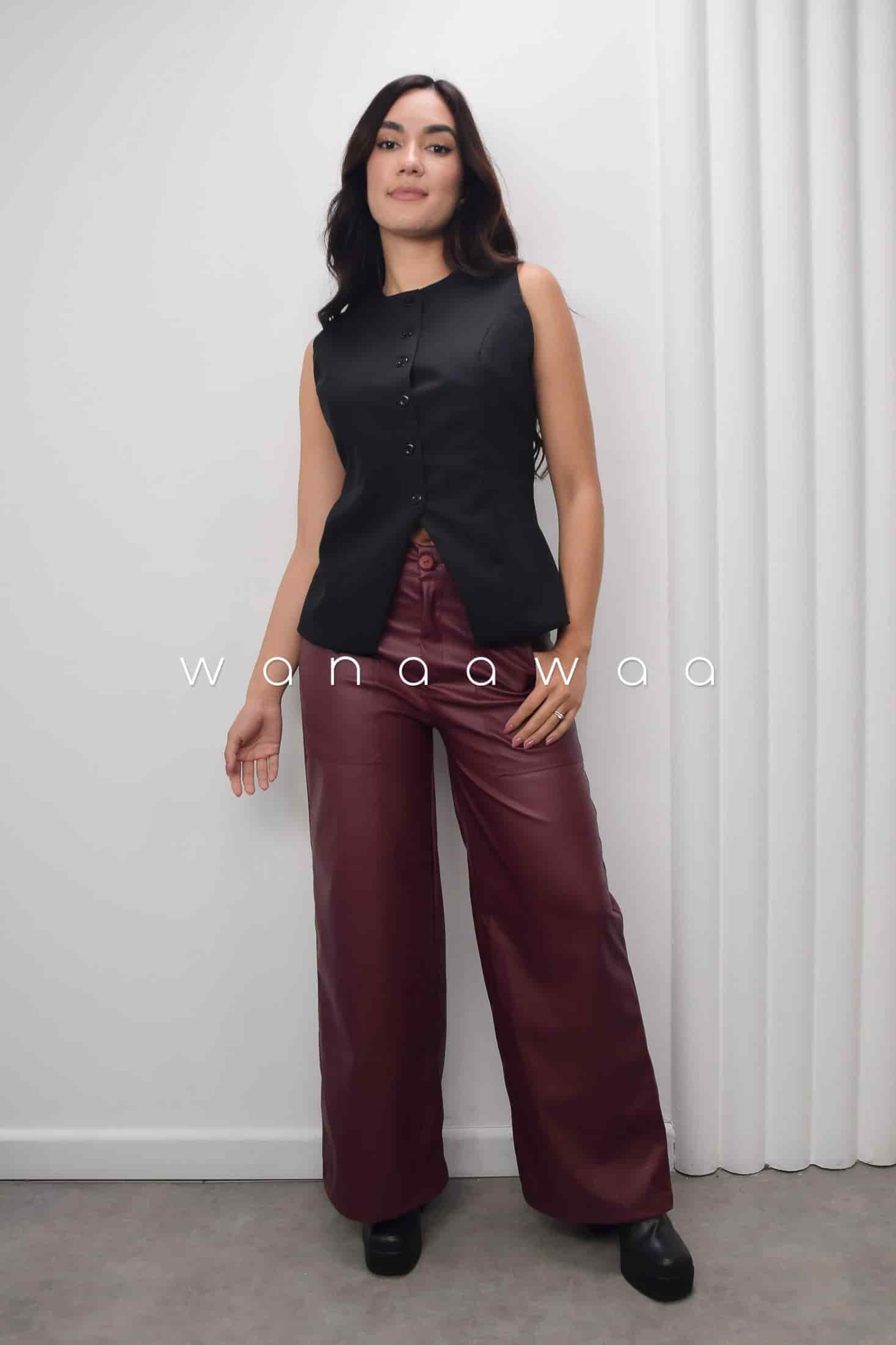 PANTALÓN LOLA CUERINA - miniatura 1