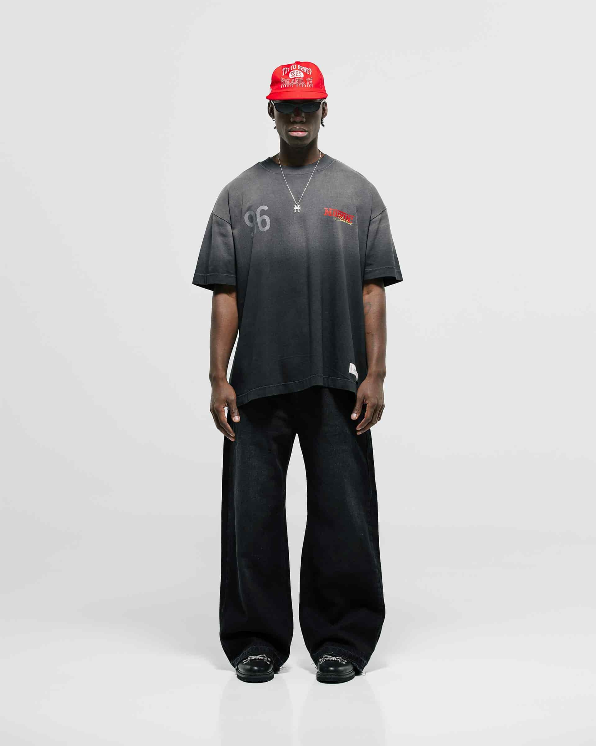 Camiseta Oversized Fit Monza - Negro Desgastado - miniatura 6