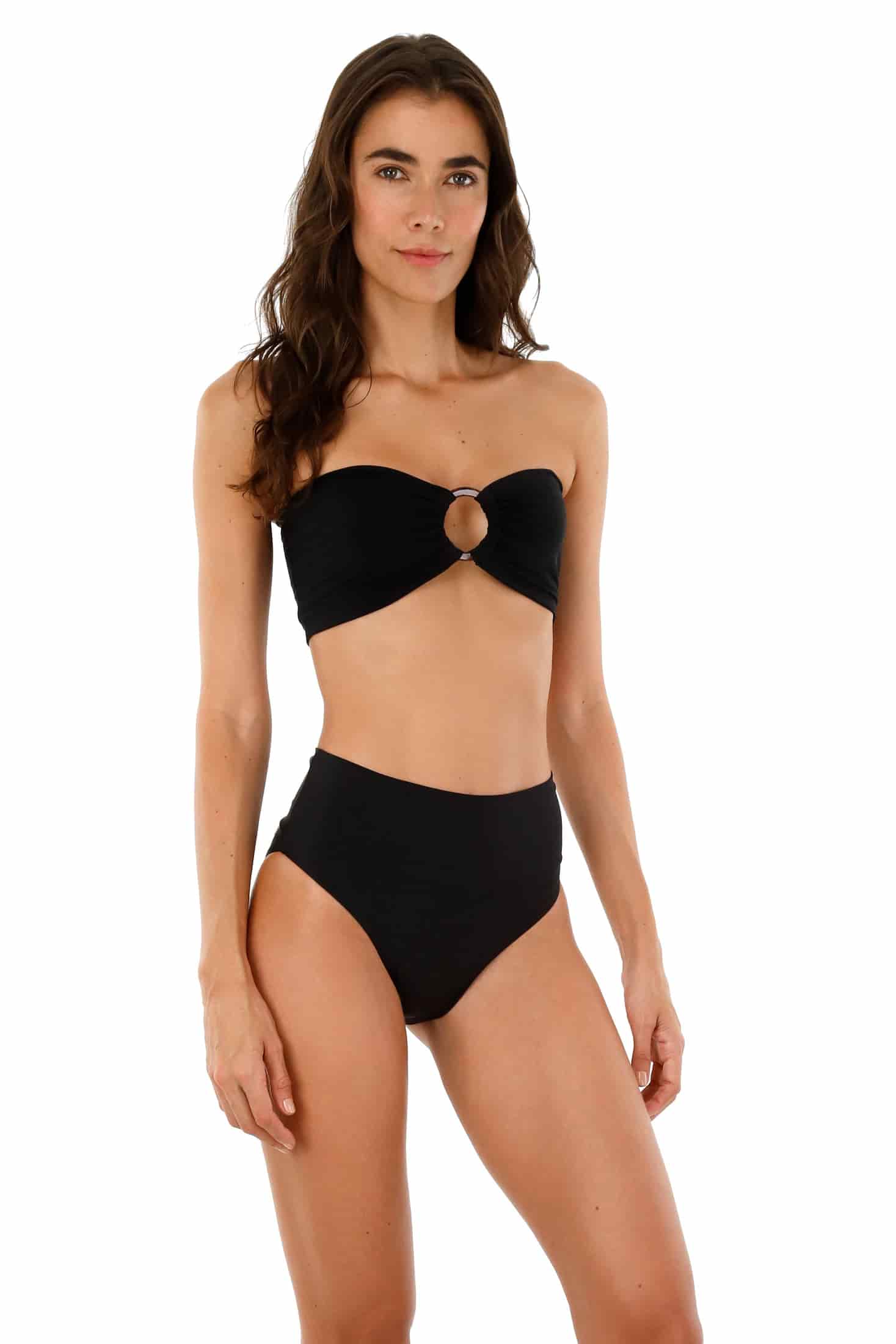 Black Cast Bandeau Top - miniatura 1