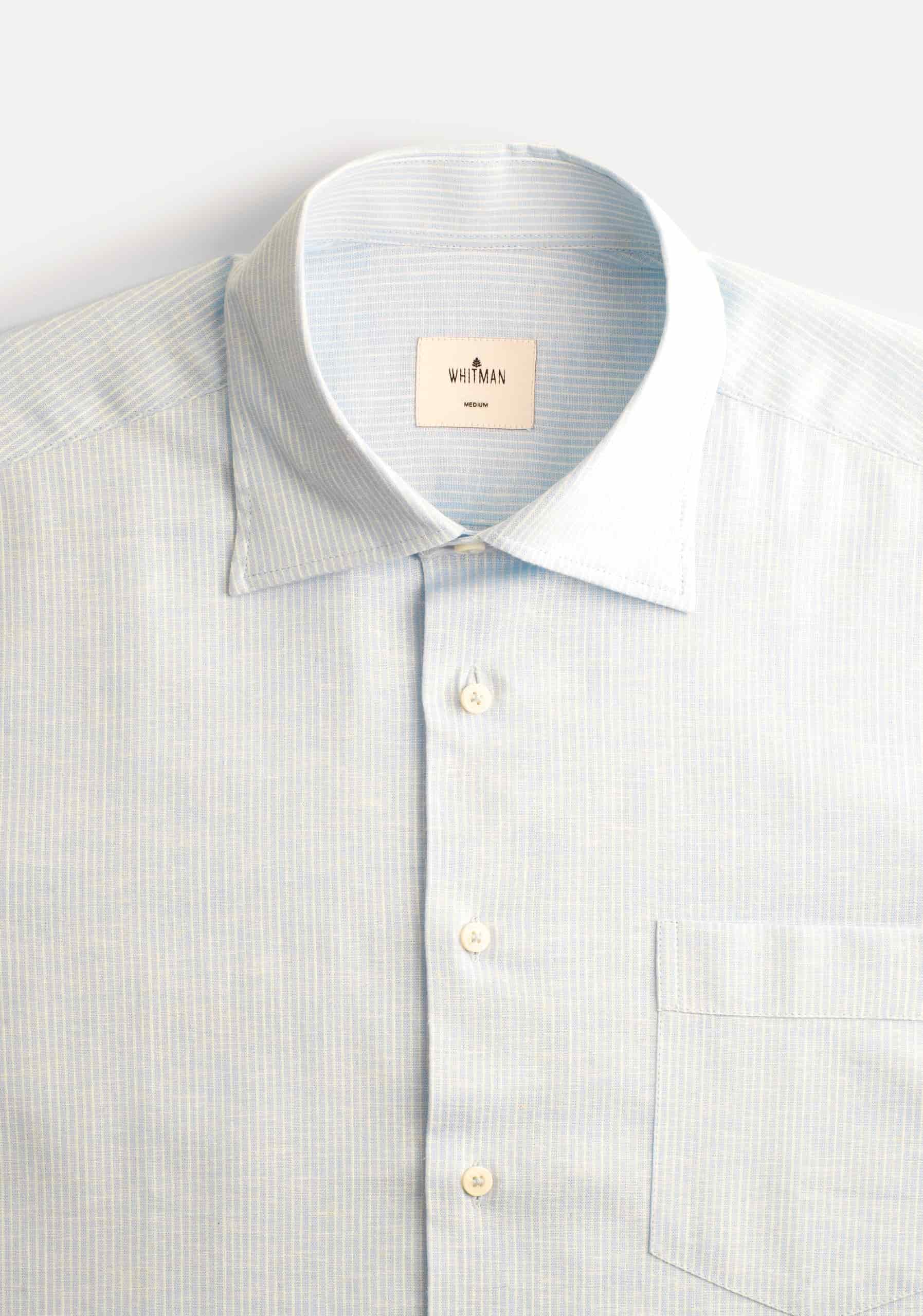 Camisa H CI Jamaica Rayas Delg Azul Claro - miniatura 5