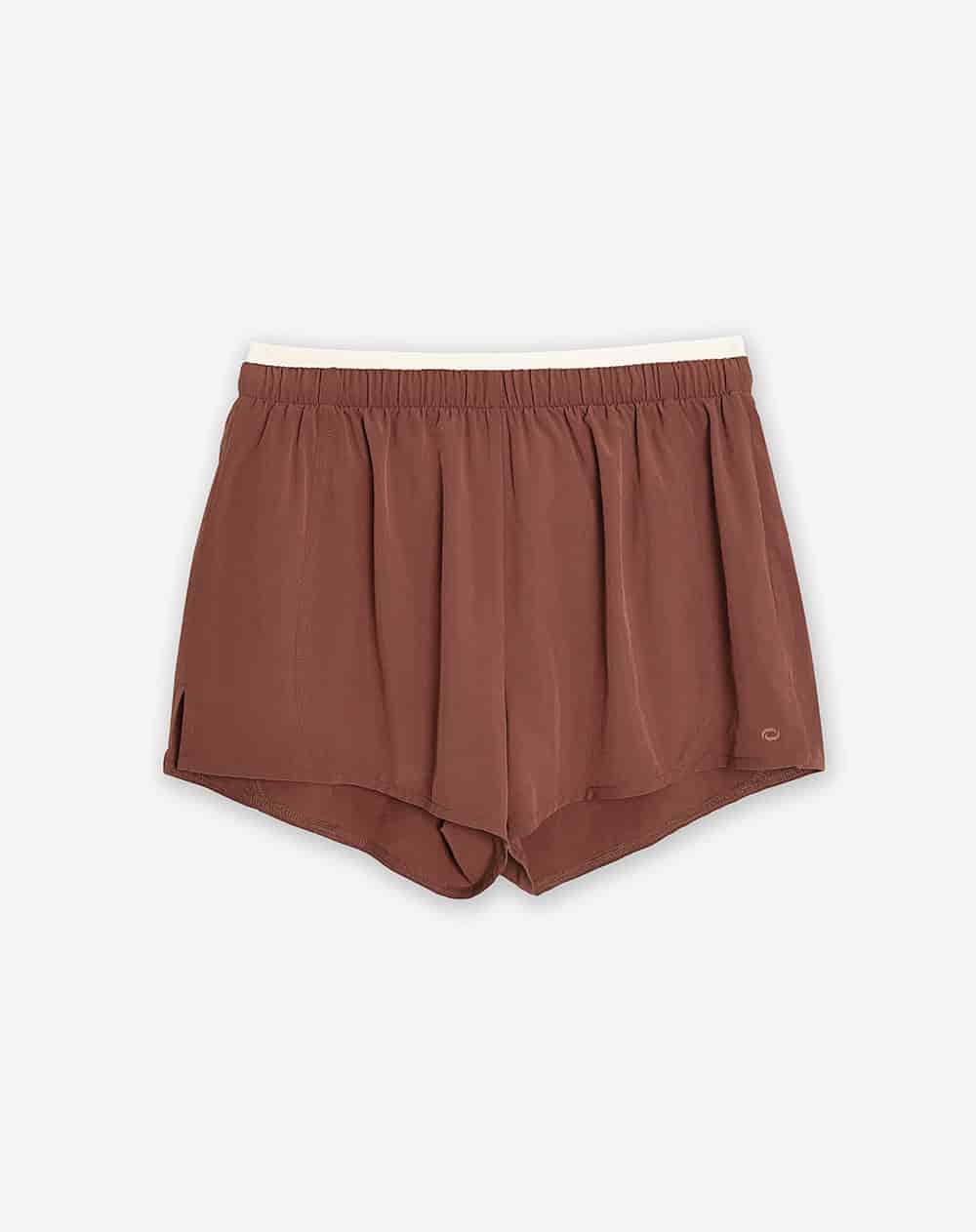 Short deportivo café mujer - miniatura 6