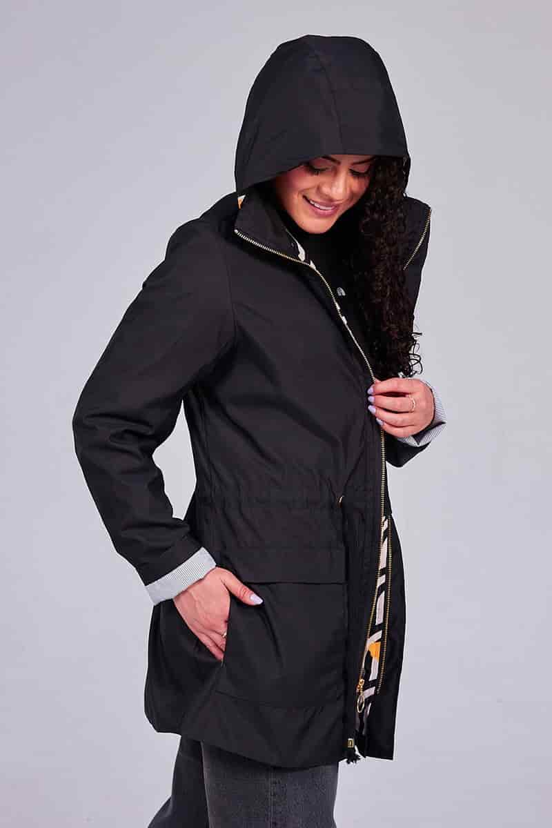 Parka Classic Negro Lluvia - miniatura 2