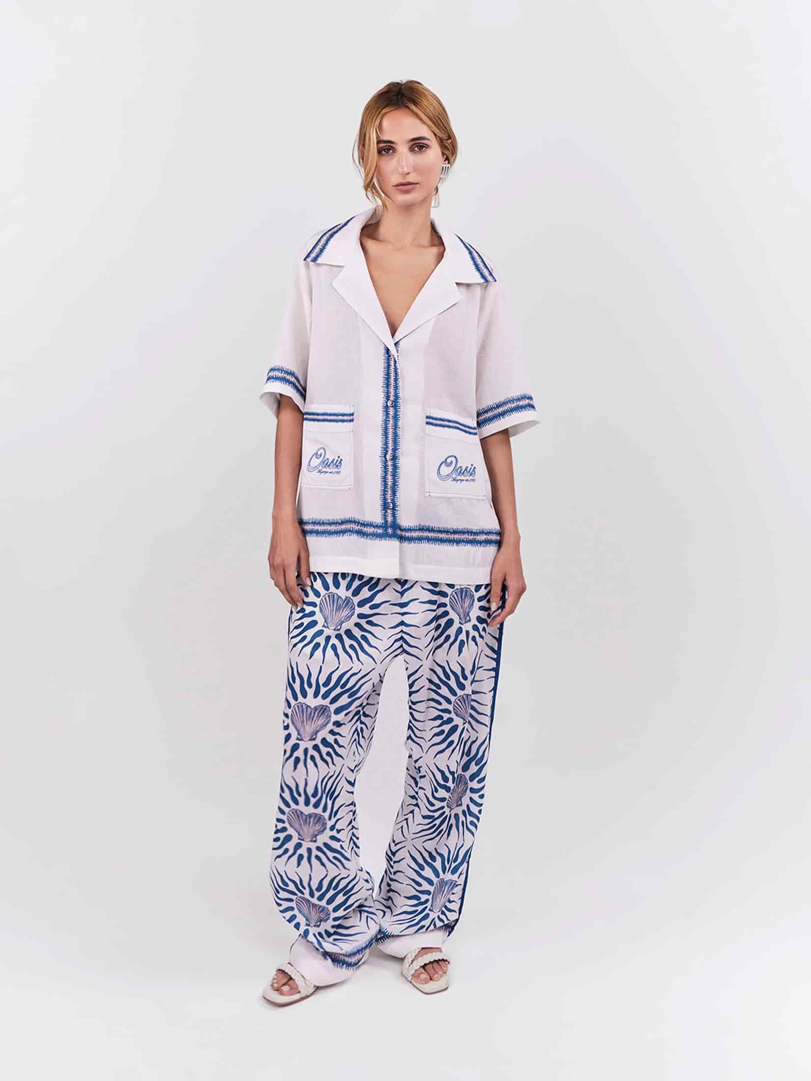 Blouse Oasis - Azul - miniatura 3