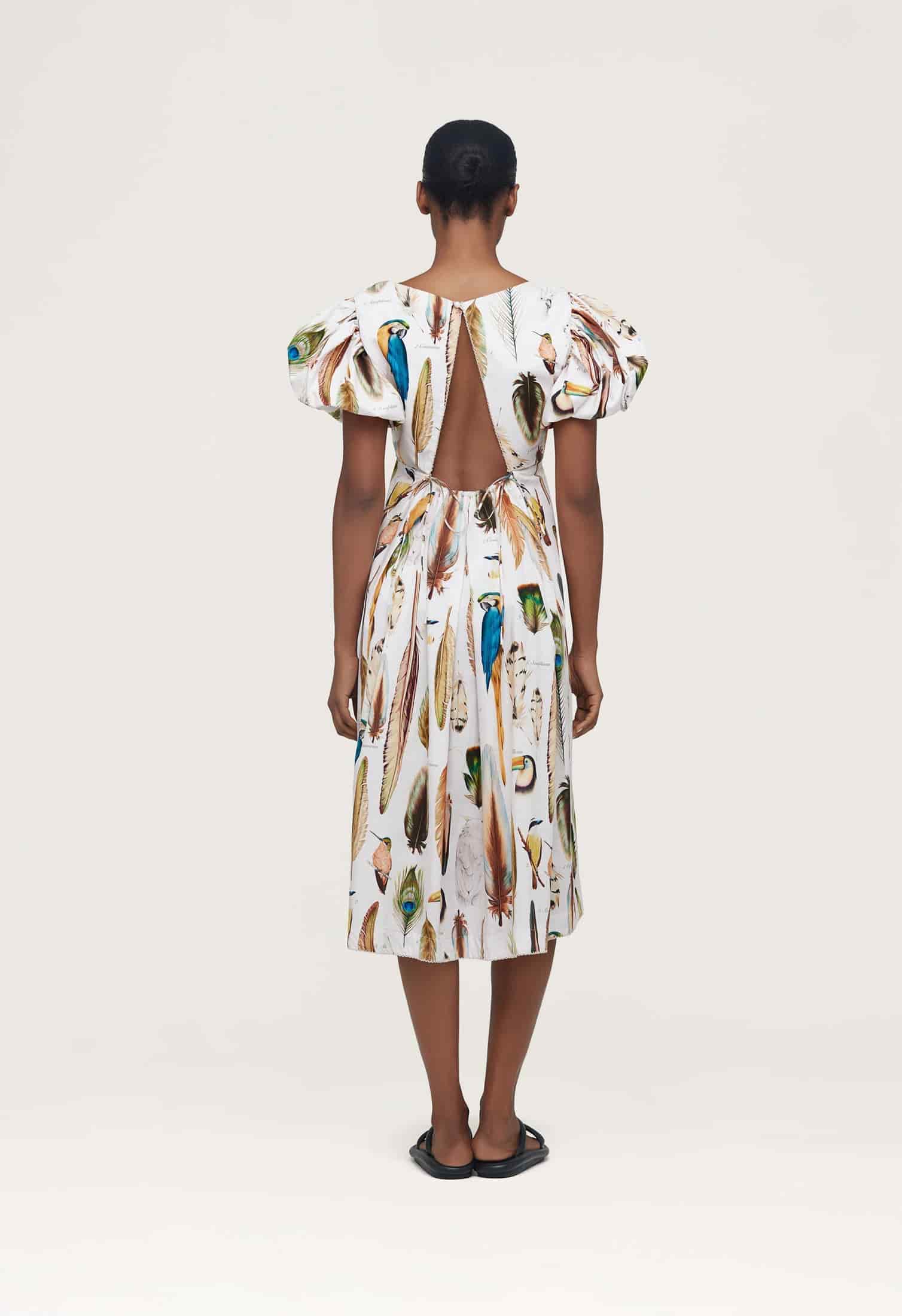 Chontaduro Pluma Midi Dress - miniatura 2