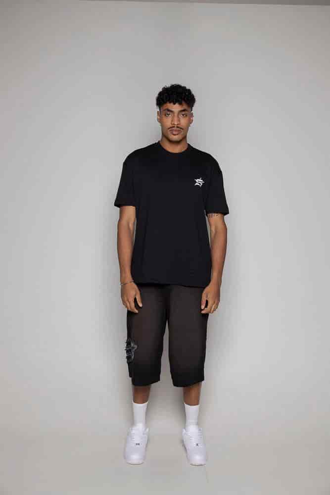 Camiseta Courage Regular-Negra - miniatura 3